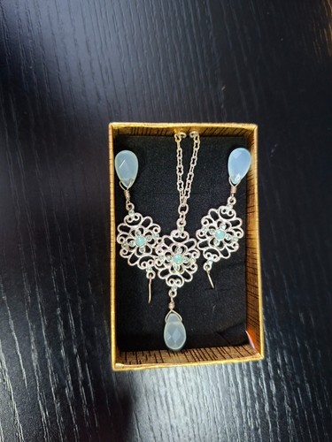 Next silver tone filigree - next, silver-tone