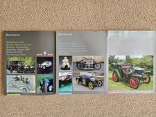 BONHAMS CAR AUCTION CATALOGUE X 3 2007
