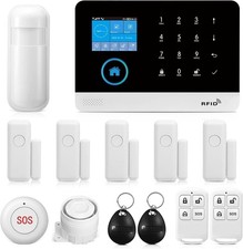 4G GSM 2.4G WiFi Tuya Smart Home Door Alarm System Wireless Motion Sensor Siren