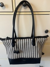 Radley Black And White Carpenter Handbag