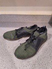 Mens Adidas WELTMARK MIT DEN 3 STRIPES-DIE Green/Black Steel Toe Shoe Size 10.5M