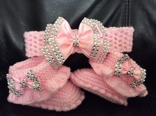 Hand knitted Romany Bling baby