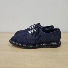 Dr Martens X Nanamica Plymouth Officer 1461 Navy Suede Leather Rare Shoes Uk 6