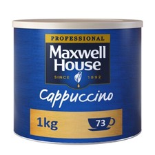 Maxwell House Instant Cappuccino Coffee 1Kg Tin