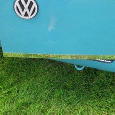 VW T4 Transporter Barndoor Edge Trim Stainless Steel