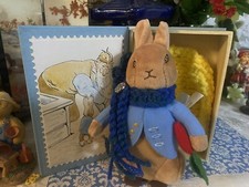 Vintage Peter Rabbit Soft Toy In A Free Crafted Box!