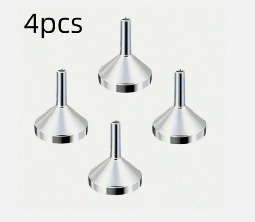 4pcs mini metal funnel - metal, set