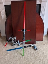 Play Light Up Swords , Lazer Sound Extendable / Interchangeable . Battery Operat