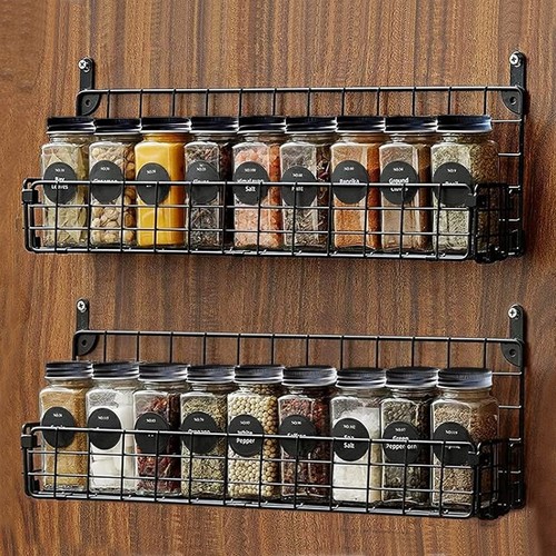 24x spice jars bottles - spice,