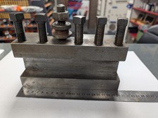 Large Quick Change Toolpost  Holder for 40mm Square Tools Used - VAT included