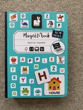 Janod Magneti'book: English Alphabet, 142 Magnets, 3 - 8 Years VGUC