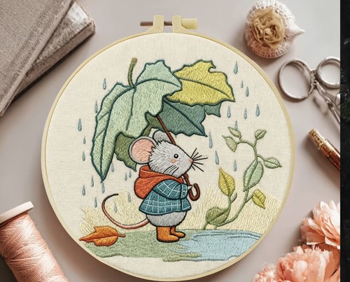 Embroidery kit the - -,