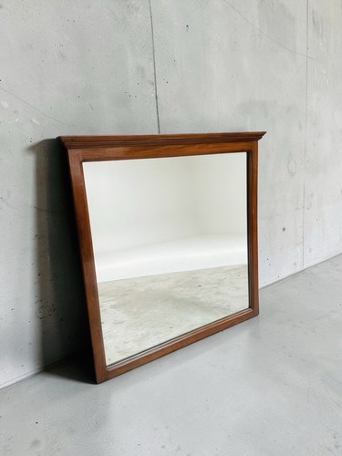 Danish solid teak mirror - danish,