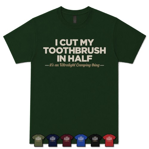 Cut toothbrush in half - i,