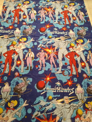 Vintage silver hawks twin flat - hawks,