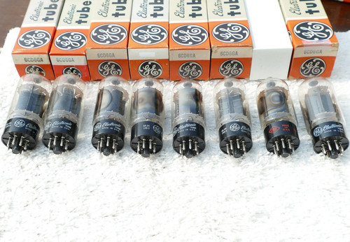 Eight 6cd6ga tubes fully - eight,