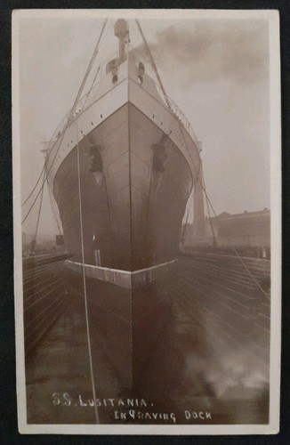 I909 cunard rms lusitania - cunard,