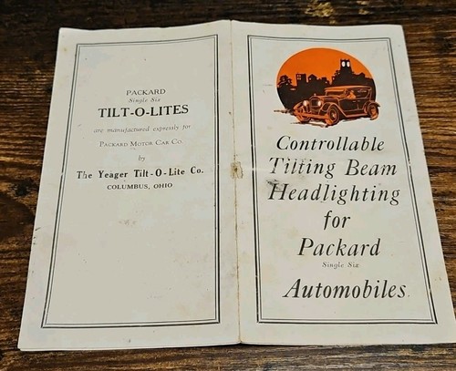 Early auto packard tilting - packard,
