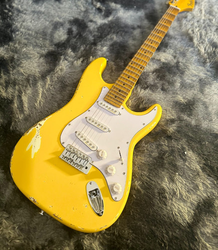 Vintage cream yellow - vintage, st