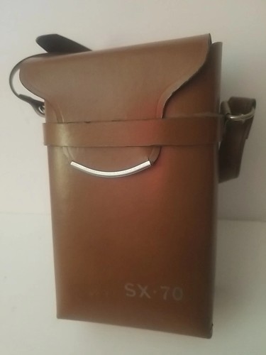Vintage polaroid leather - sx-70,