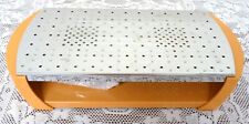Large Brabantia Food Warmer In Fab Condition. Orange Metal Base.