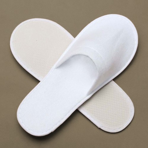 Spa hotel guest slippers close - spa,