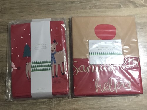 Christmas cotbed duvet cover - christmas,