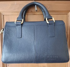 Yoshi Real Leather Navy Boxy Grab Bag Excellent Condition. Needs New Home