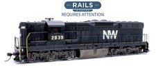 ATLAS 'HO' GAUGE BLACK NW EMD