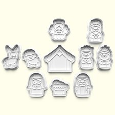 Modern nativity characters - modern,
