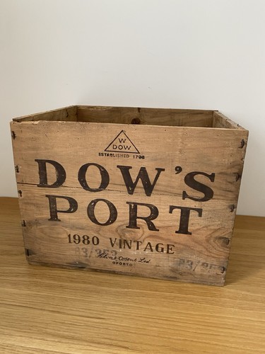 Dows port wooden wine boxes - wooden,