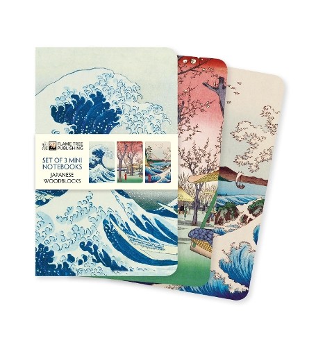 Japanese woodblocks set - japanese, 3