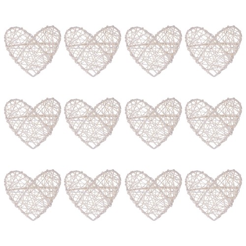 Pcs heart wicker craft - 12,