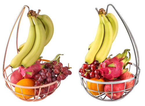 Fruit basket with - basket, banana