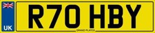 ROBBIE NUMBER PLATE ROBBY ROB