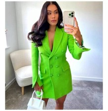 ZARA NEW Textured Blazer Dress