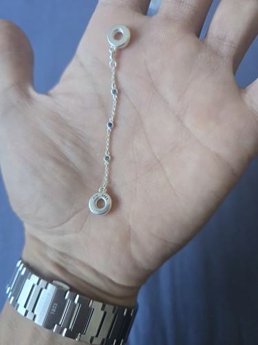 Pandora silver safety - silver, chain