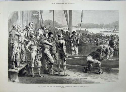 Old antique print 1879 - print,