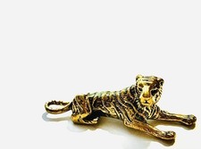 MINIATURE BRONZE TIGER BIG CAT