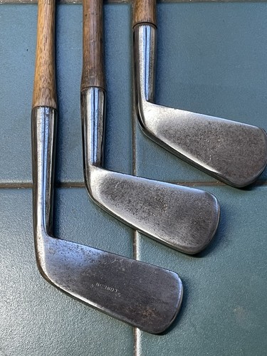 Hickory golf clubs early - golf, 3x