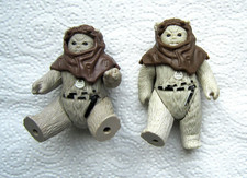 2 x Star Wars figures, 2x Chief Chirpa Ewoks, from Return of the Jedi. 1983