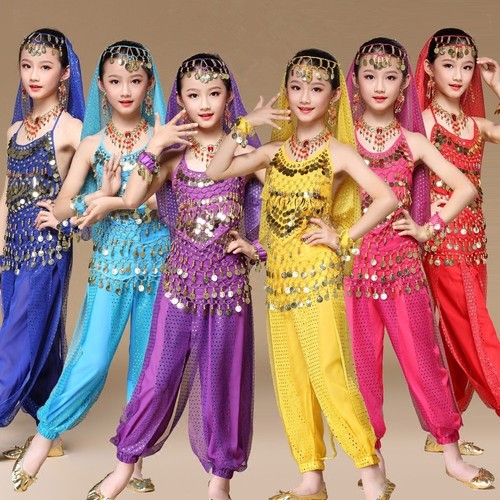 Children belly dance sequin - belly,