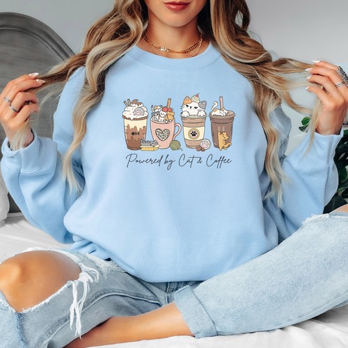Powered cat coffee womens - powered,