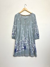 M&S Indigo Shift Dress Size UK