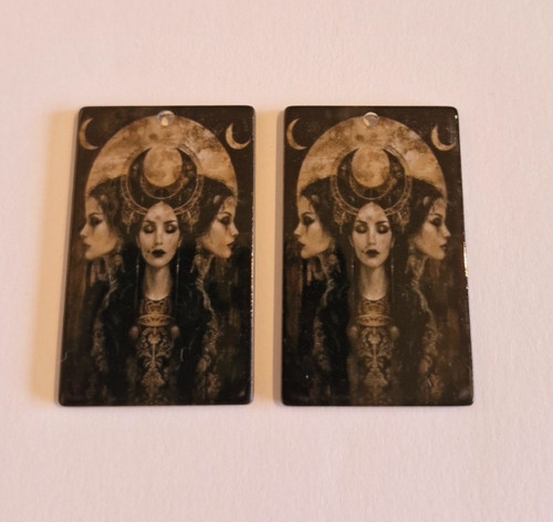 Witches 2pc acrylic - b2,