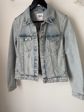ZARA Cropped Denim Jacket