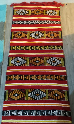 Moroccan kilim rug new red - new,