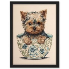 Cute Teacup Yorkshire Terrier