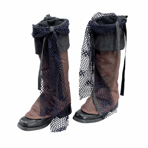 Pirate boot tops brown - pirate,