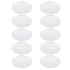  10pcs Small Oval Glass Mirror